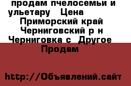 продам пчелосемьи и ульетару › Цена ­ 3 000 - Приморский край, Черниговский р-н, Черниговка с. Другое » Продам   